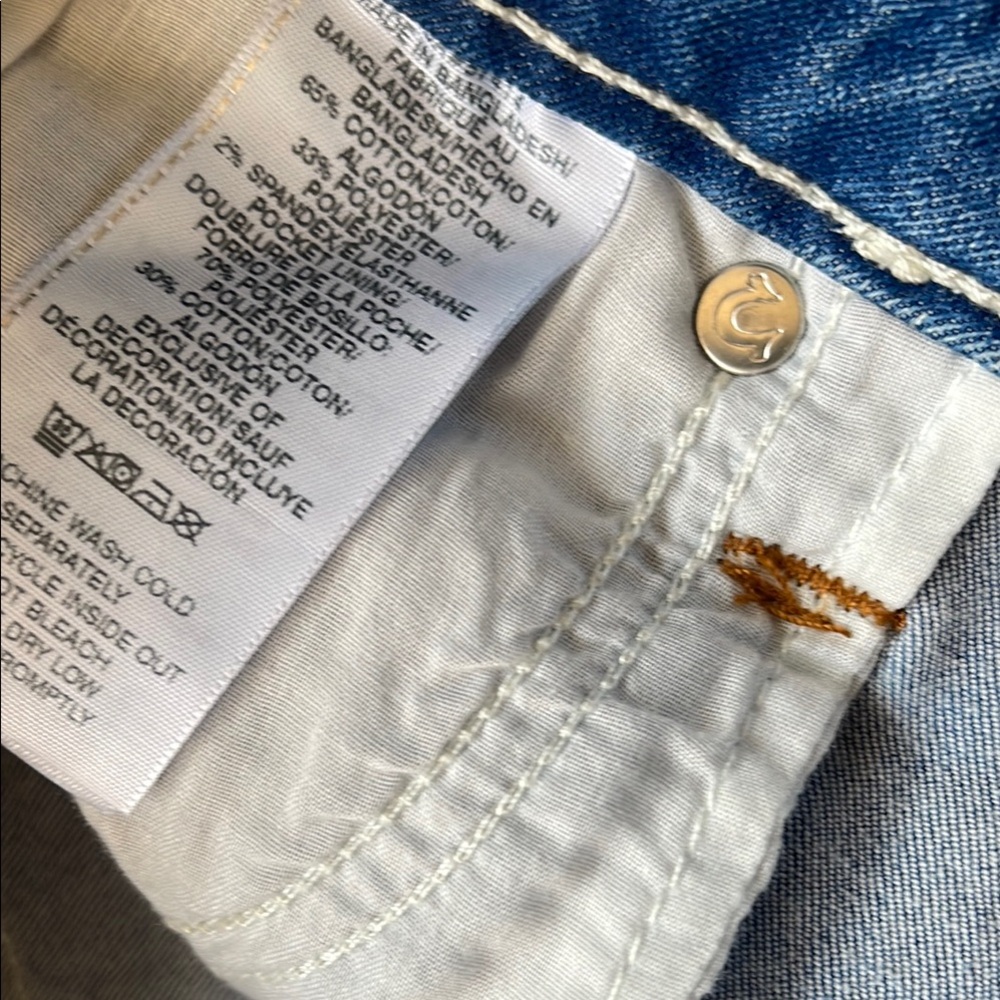 True Religion Stella Low Rise Women's Blue Jeans NWT - Picture 6 of 6